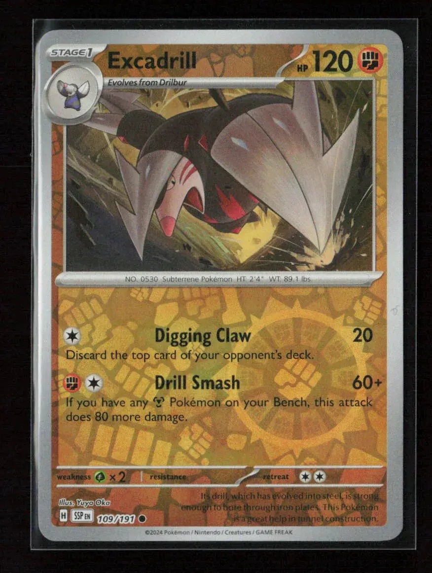 Excadrill Common Sv08: Surging Sparks 109/191 Nm 1