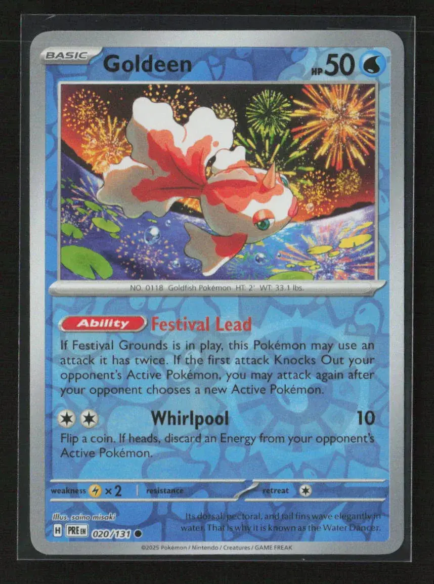 Goldeen Common Sv: Prismatic Evolutions 020/131 Nm 1