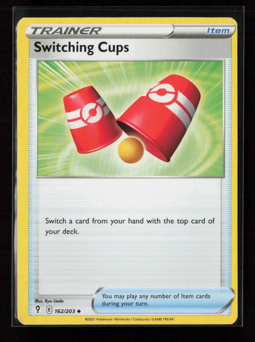 Switching Cups Uncommon Swsh07: Evolving Skies 162/203 Lp 1