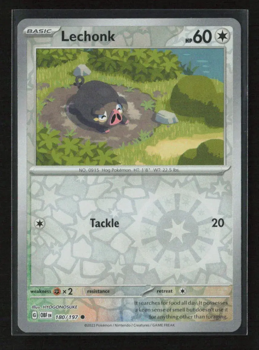 Lechonk - Common Sv03: Obsidian Flames 180/197 Nm 1