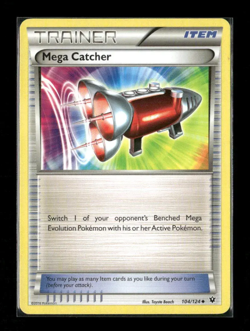 Mega Catcher Uncommon Xy - Fates Collide 104/124 Lp 1