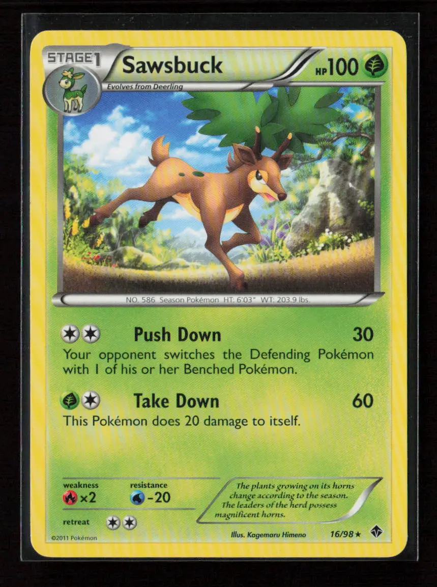 Sawsbuck Rare Emerging Powers 16/98 Lp 1