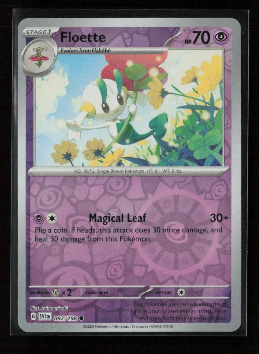 Floette Common Sv01: Scarlet & Violet Base Set 092/198 Nm 1