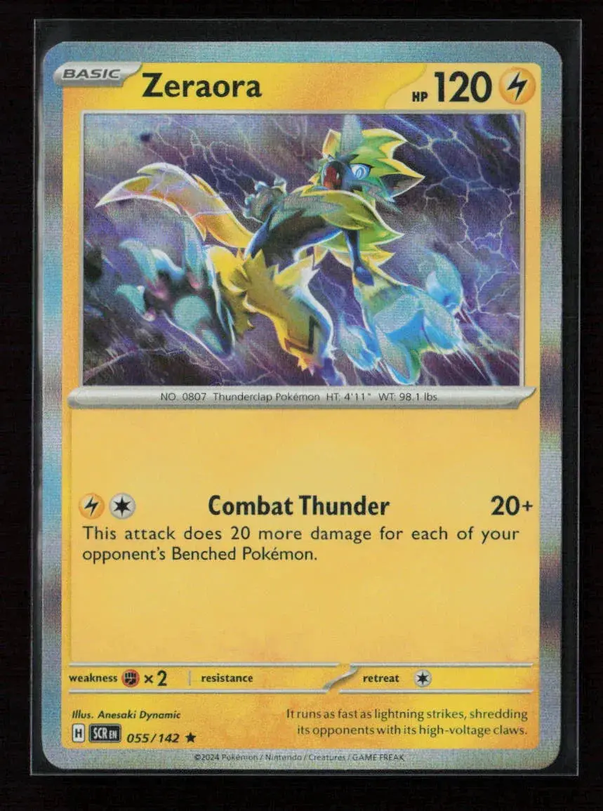 Zeraora - Rare Sv07: Stellar Crown 055/142 Nm 1