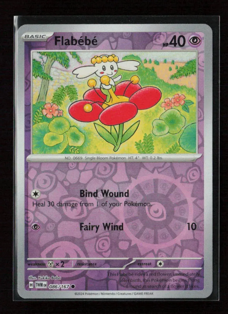 Flabebe Common Sv06: Twilight Masquerade 086/167 Nm 1