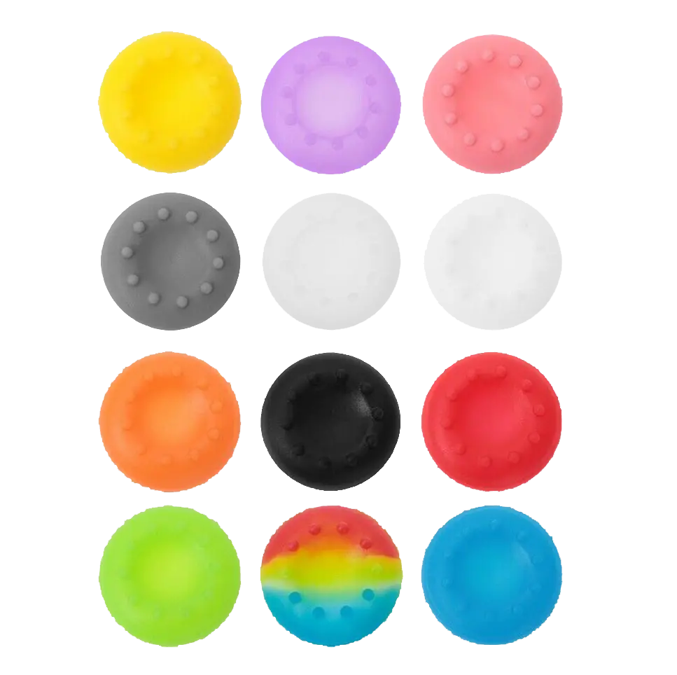 2 X Textured Silicone Thumb Grips Toggle Caps Popular Controllers 1