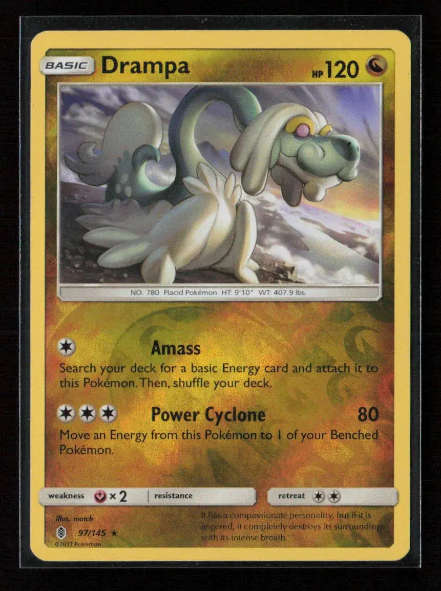 Drampa Holo Rare Sm - Guardians Rising 97/145 Lp 1