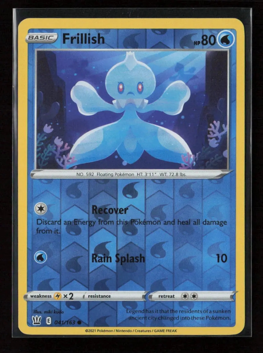 Frillish Common Swsh05: Battle Styles 041/163 Nm 1