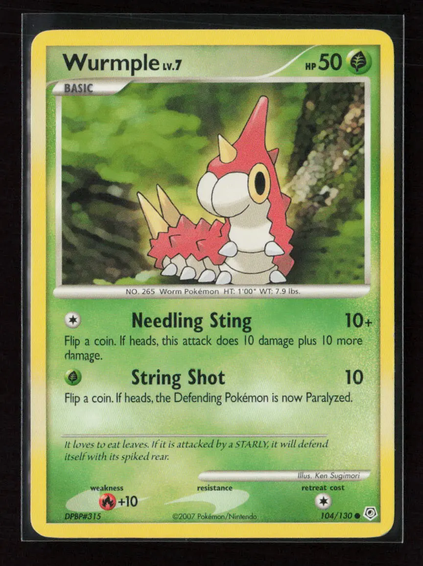 Wurmple Common Diamond And Pearl 104/130 Lp 1