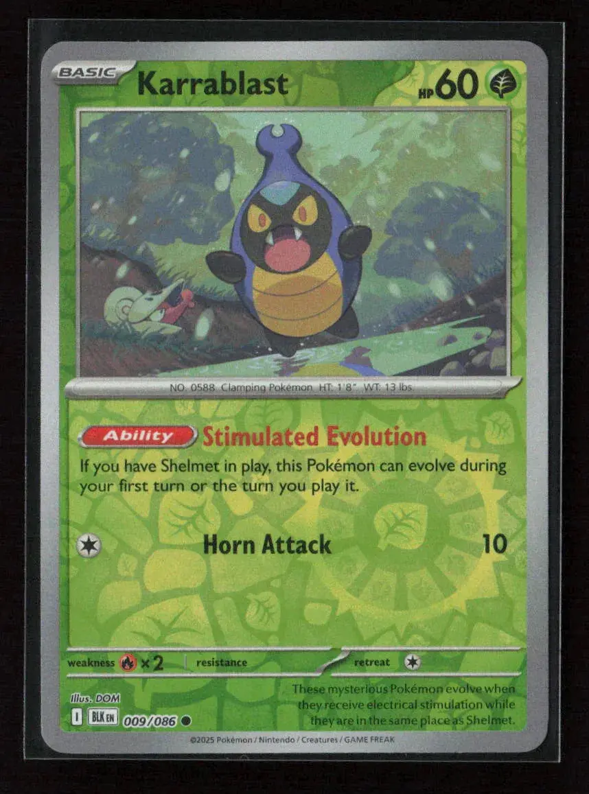 Karrablast Common Sv: Black Bolt 009/086 Nm 1