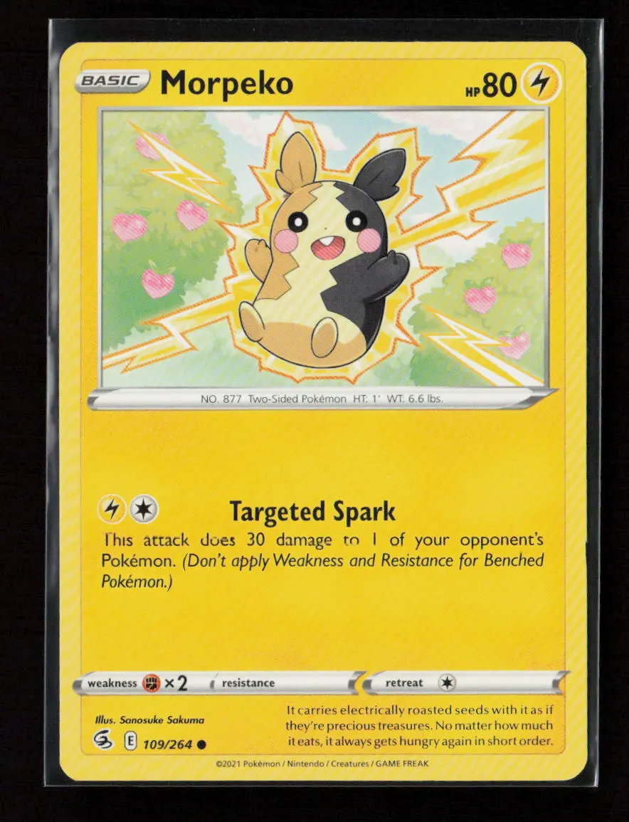 Morpeko (109) Common Swsh08: Fusion Strike 109/264 Lp 1