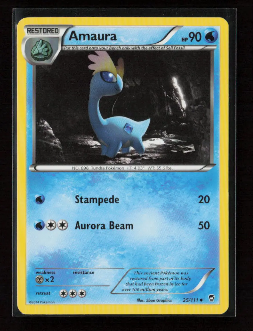 Amaura Uncommon Xy - Furious Fists 25/111 Mp 1
