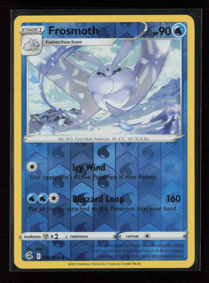 Frosmoth Uncommon Swsh08: Fusion Strike 085/264 Lp 1