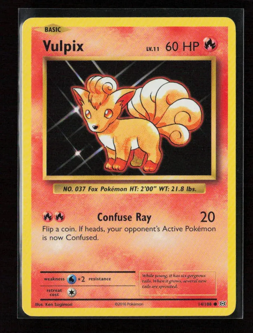 Vulpix Common Xy - Evolutions 14/108 Lp 1