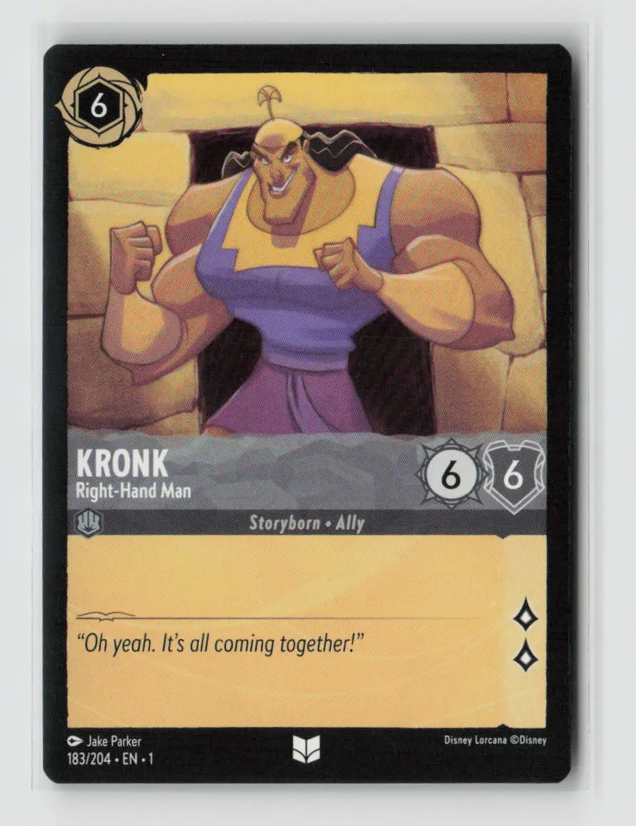 Kronk - Right-Hand Man Uncommon The First Chapter 183/204 Nm 1
