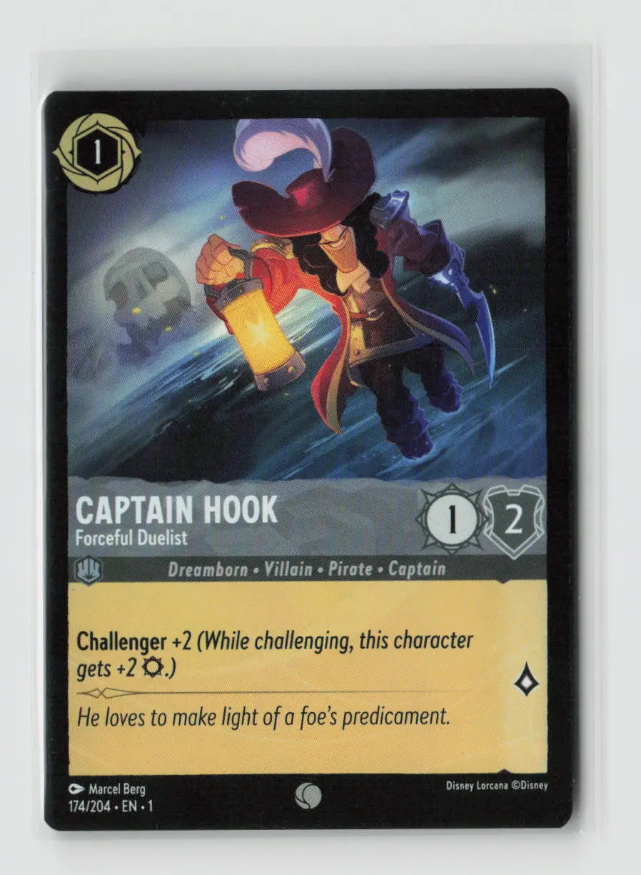 Captain Hook - Forceful Duelist Common The First Chapter 174/204 Nm 1