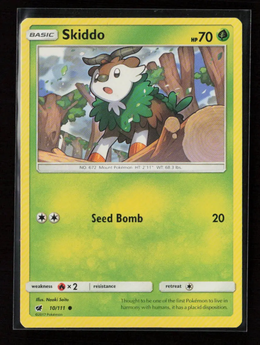 Skiddo Common Sm - Crimson Invasion 10/111 Lp 1