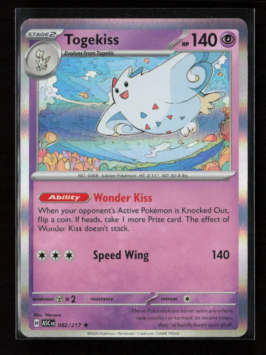 Togekiss - Rare Me: Ascended Heroes 082/217 Nm 1