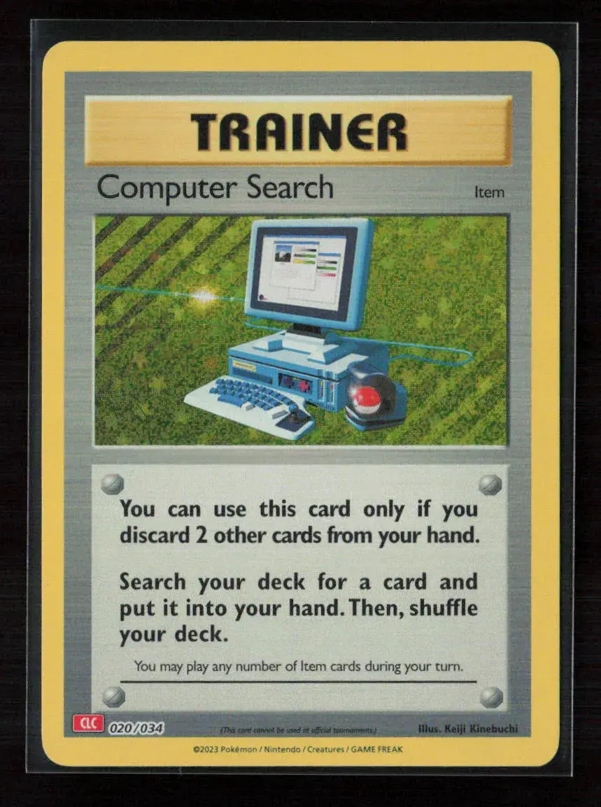 Computer Search (Clv) Classic Collection Trading Card Game Classic 020/034 Nm 1