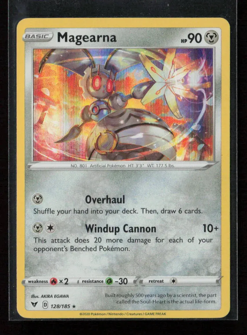 Magearna Holo Rare Swsh04: Vivid Voltage 128/185 Nm 1