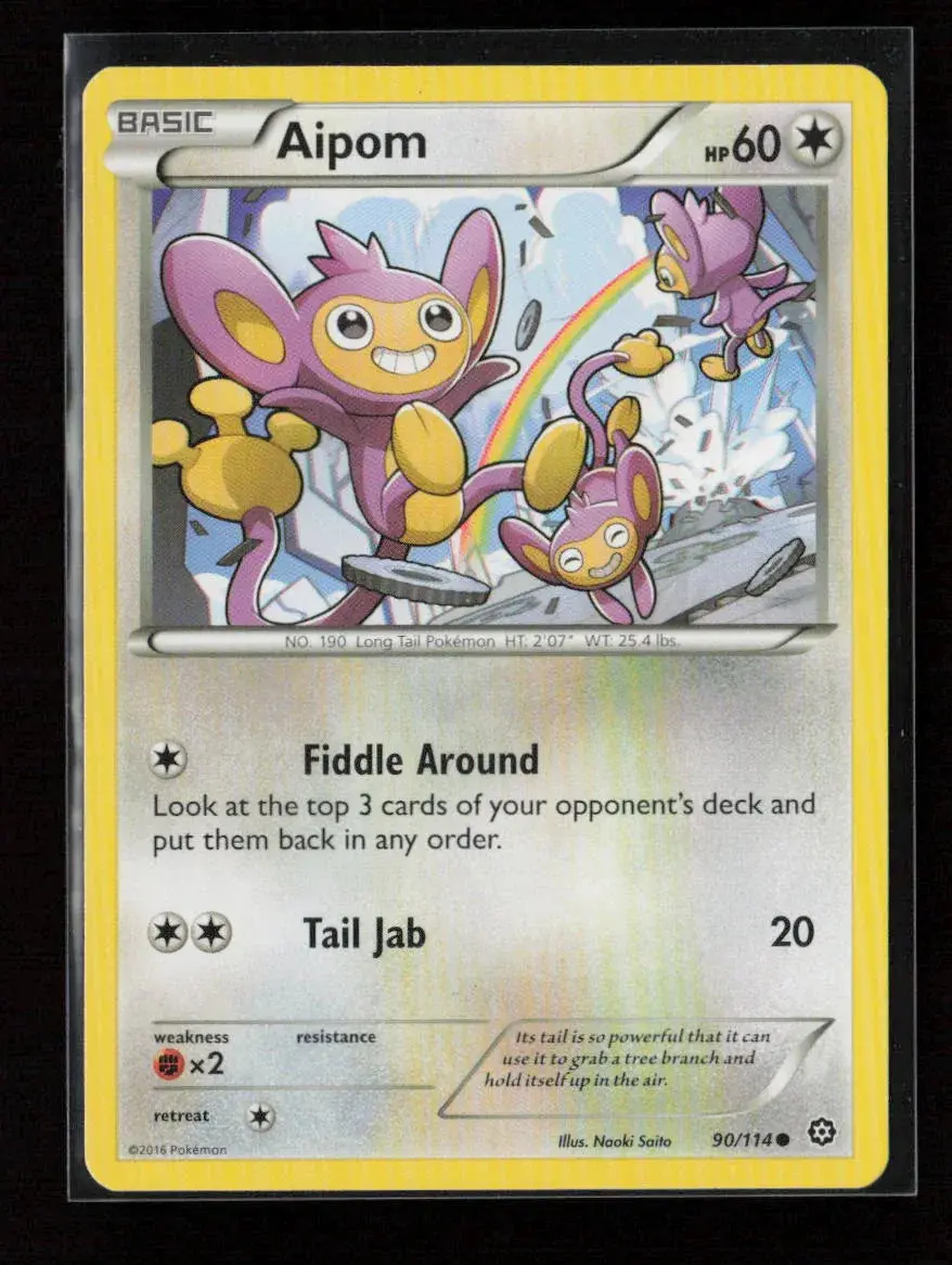 Aipom Common Xy - Steam Siege 90/114 Nm 1
