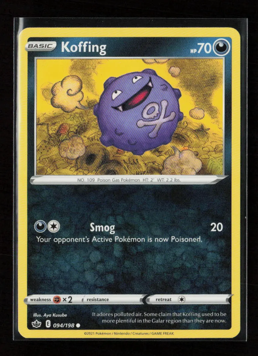 Koffing Common Swsh06: Chilling Reign 094/198 Lp 1