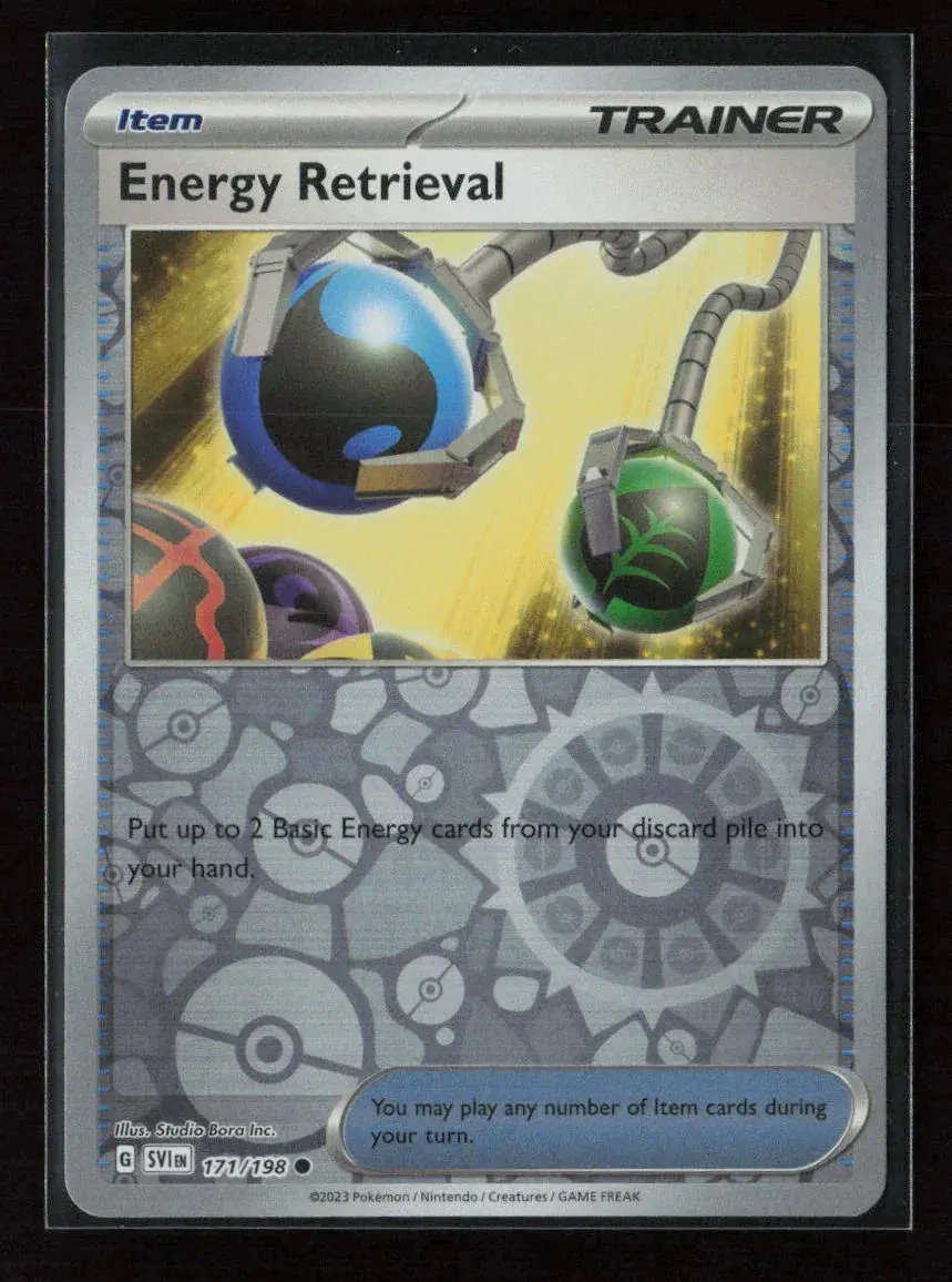 Energy Retrieval Common Sv01: Scarlet & Violet Base Set 171/198 Nm 1