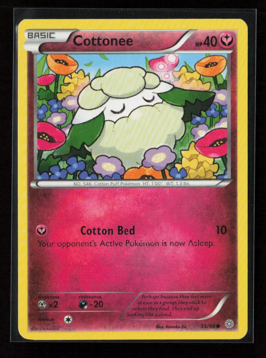 Cottonee Common Xy - Ancient Origins 55/98 Lp 1