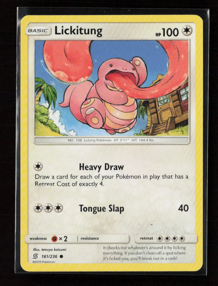 Lickitung Common Sm - Unified Minds 161/236 Lp 1