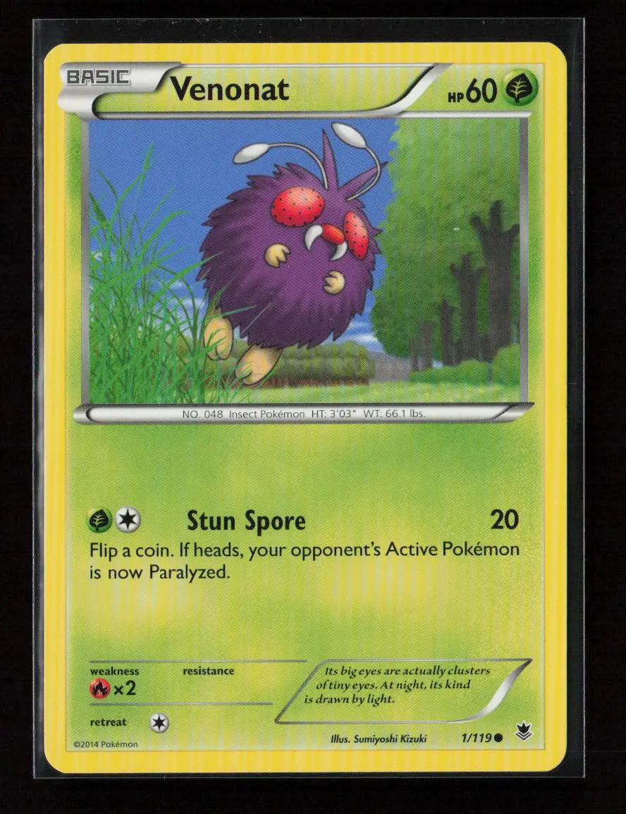 Venonat Common Xy - Phantom Forces 1/119 Nm 1