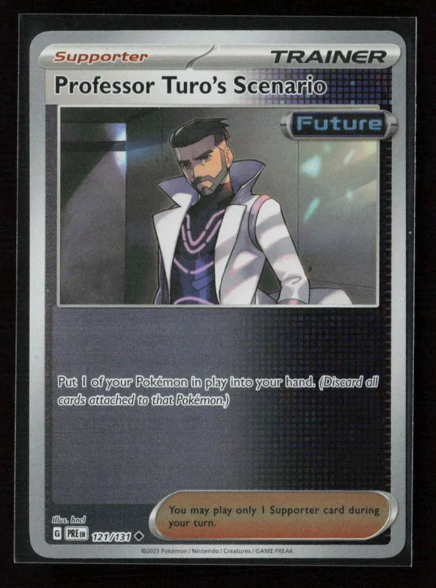 Professor Turo's Scenario Uncommon Sv: Prismatic Evolutions 121/131 Nm 1