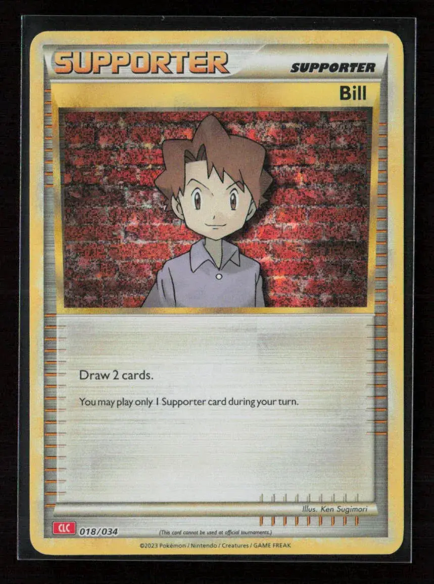 Bill (Clv) Classic Collection Trading Card Game Classic 018/034 Nm 1