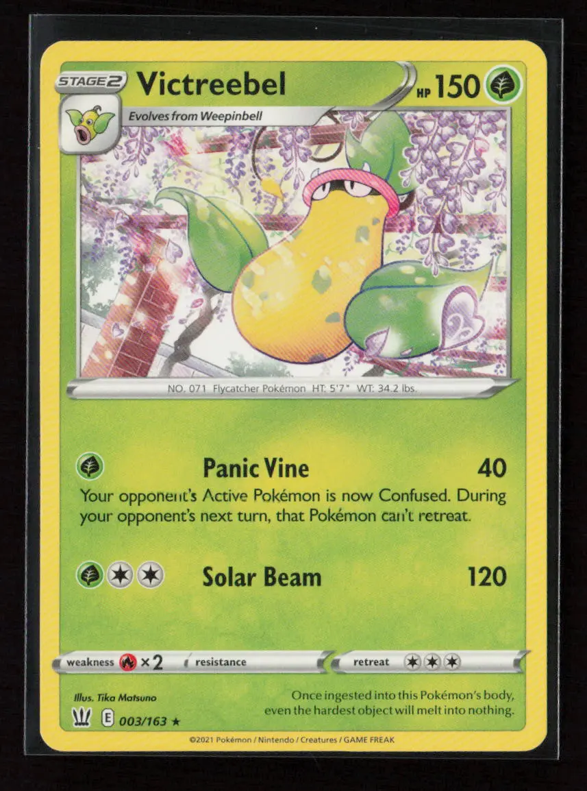 Victreebel Rare Swsh05: Battle Styles 003/163 Lp 1