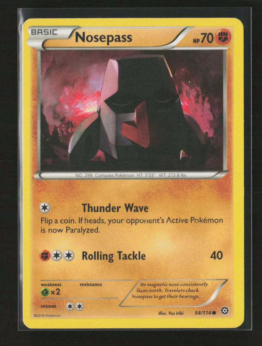 Nosepass Common Xy - Steam Siege 54/114 Mp 1