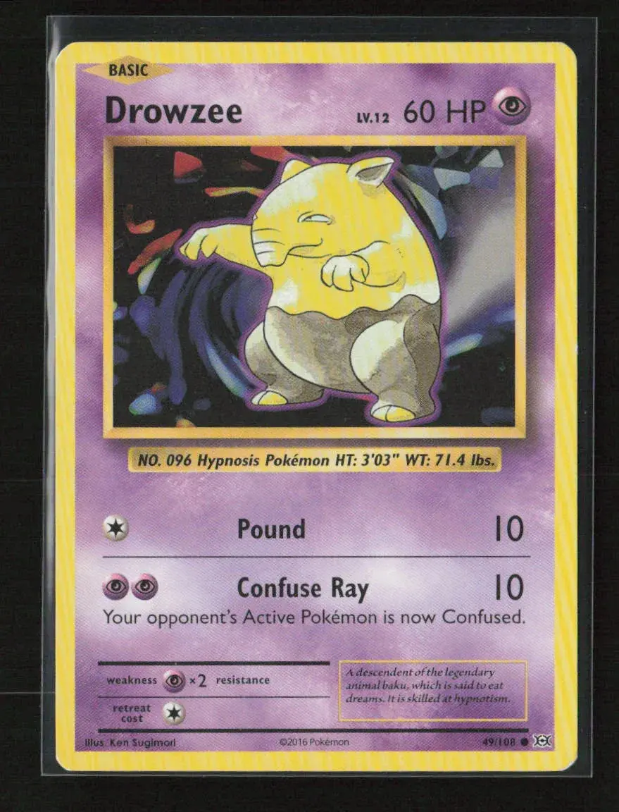 Drowzee Common Xy - Evolutions 49/108 Lp 1