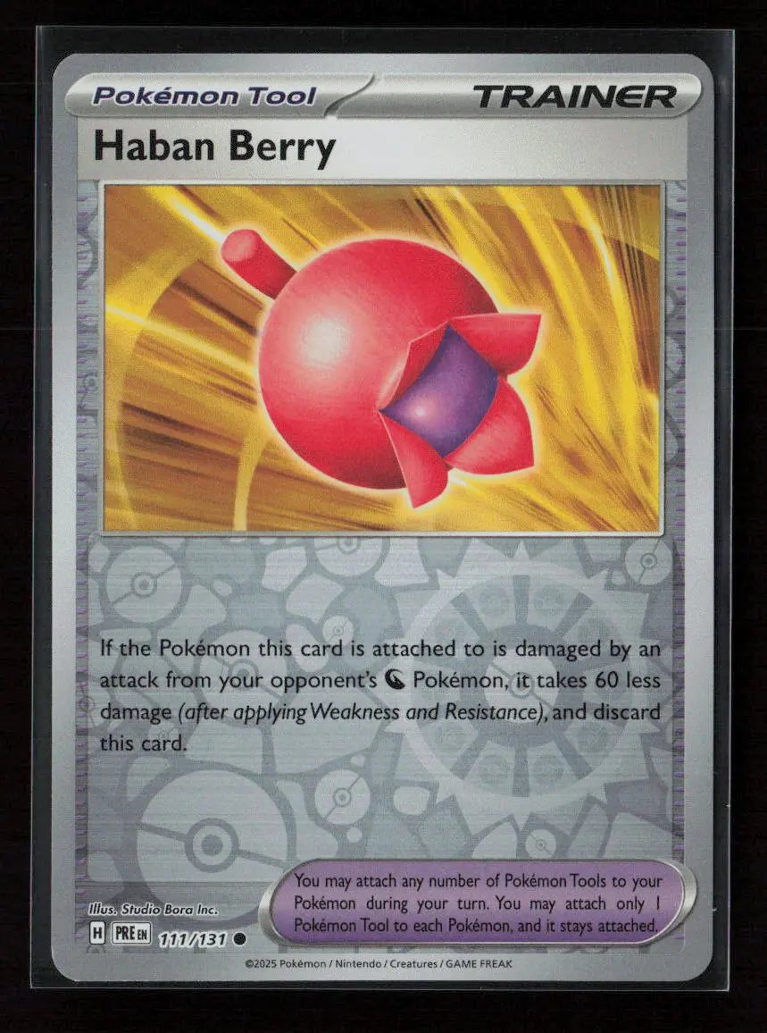 Haban Berry Common Sv: Prismatic Evolutions 111/131 Nm 1