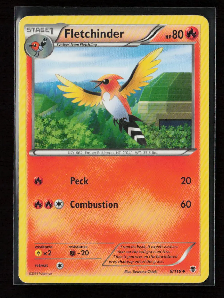 Fletchinder Uncommon Xy - Phantom Forces 9/119 Lp 1