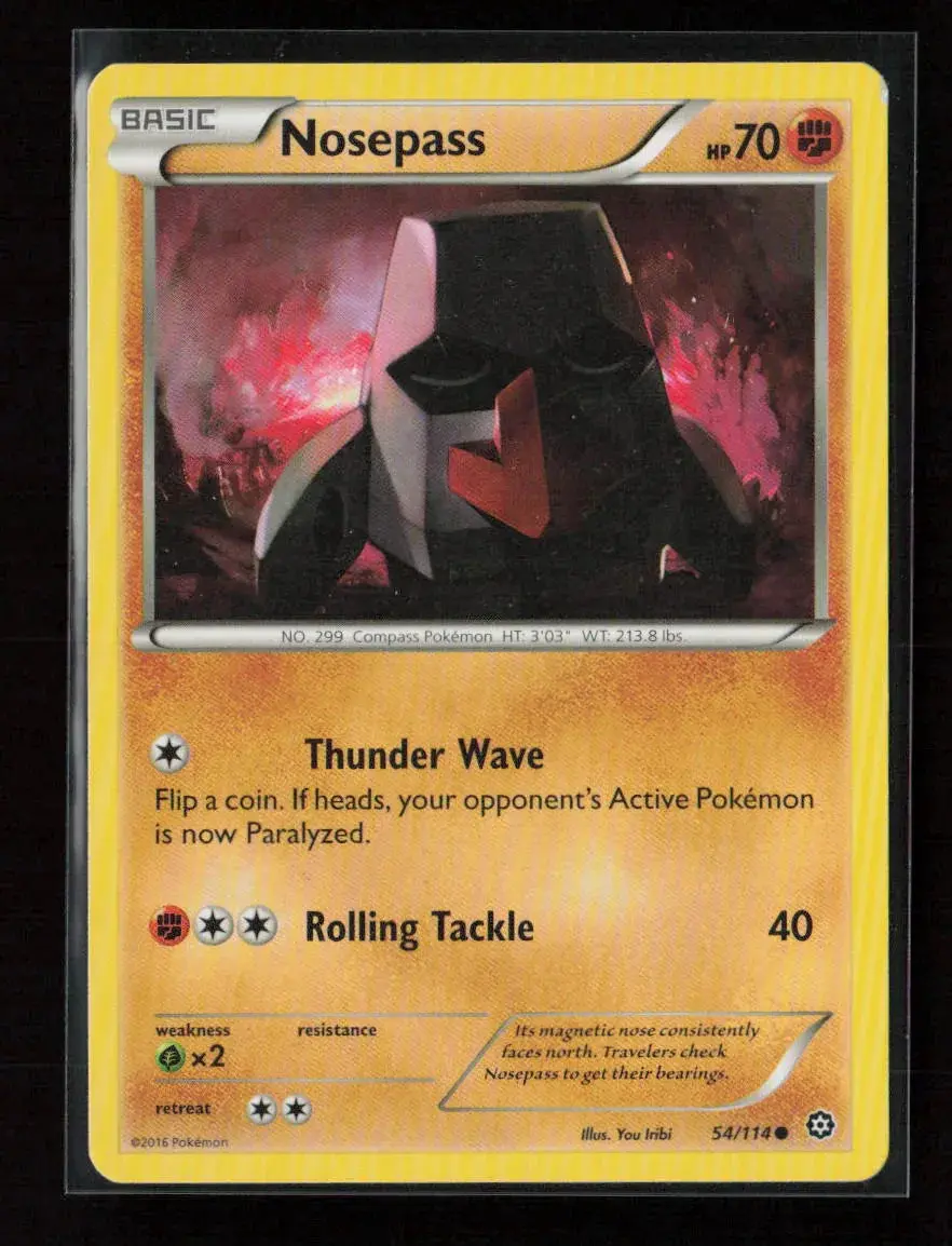 Nosepass Common Xy - Steam Siege 54/114 Lp 1