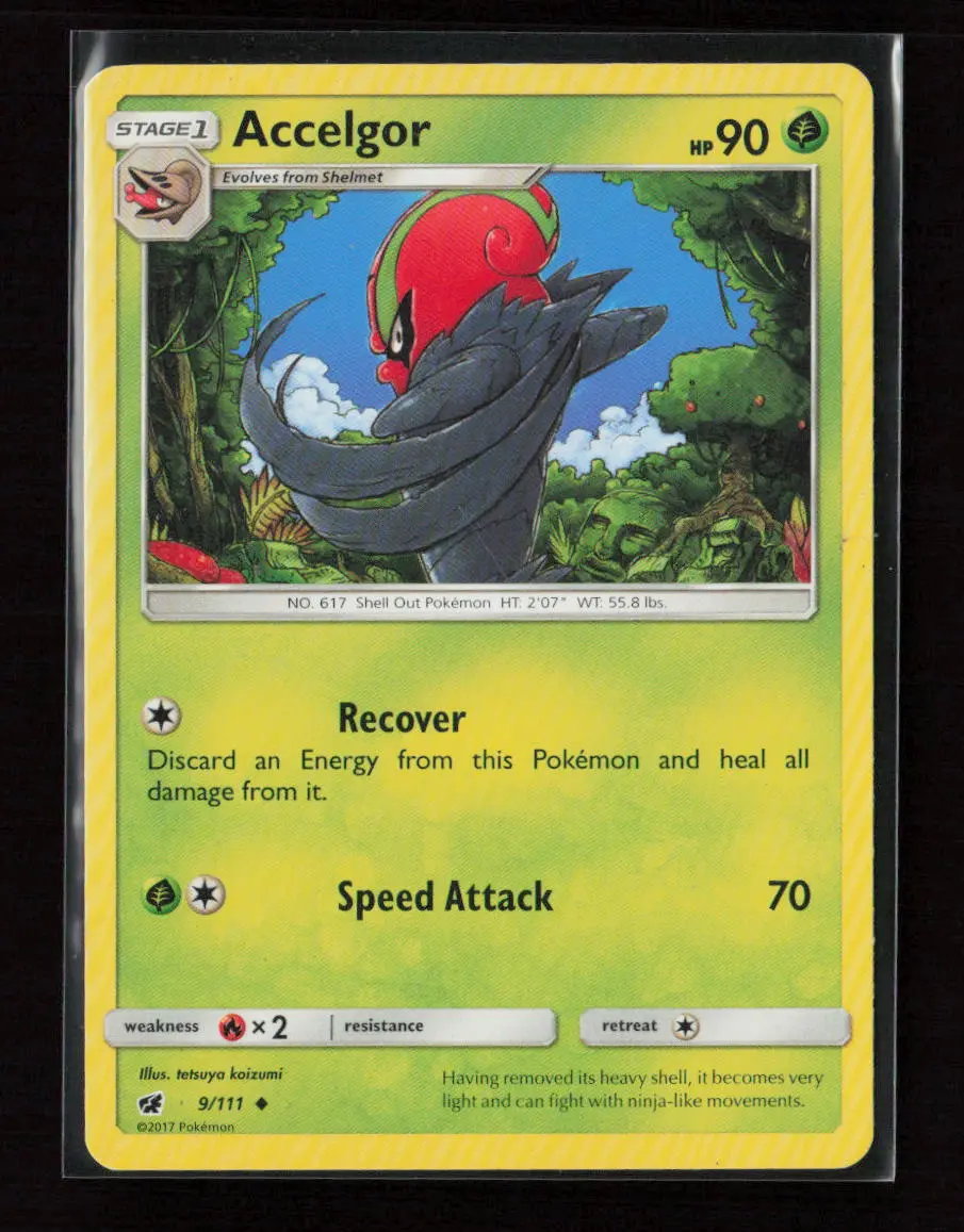 Accelgor Uncommon Sm - Crimson Invasion 9/111 Mp 1