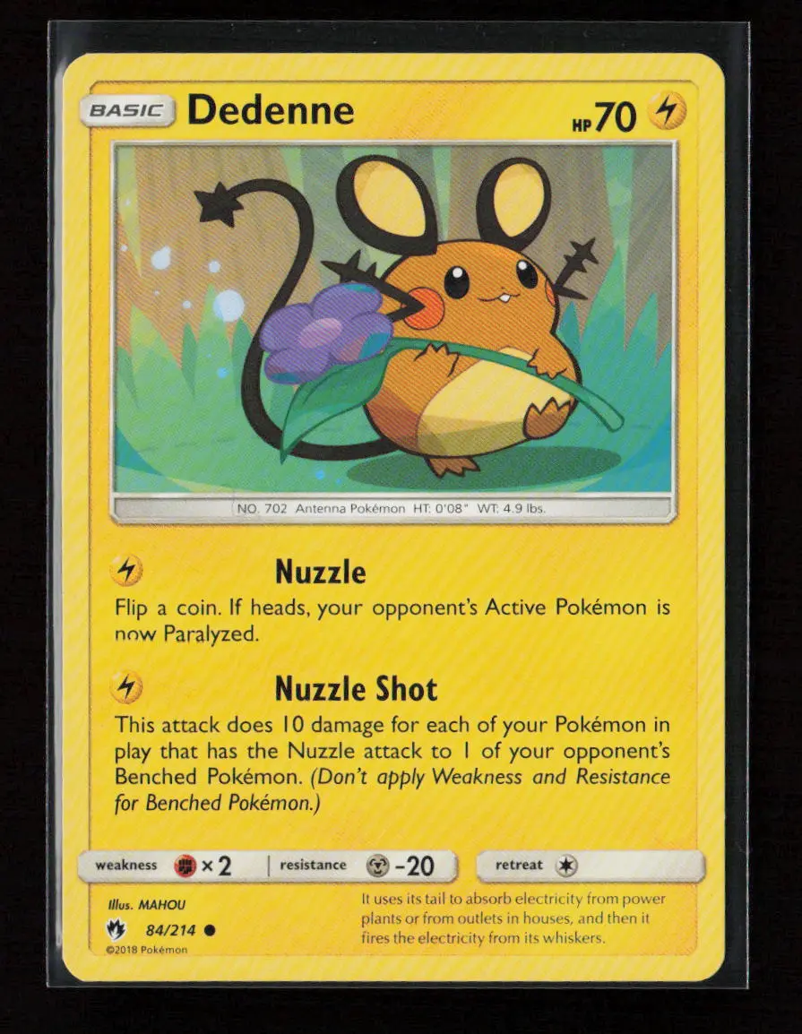 Dedenne (84) Common Sm - Lost Thunder 84/214 Lp 1