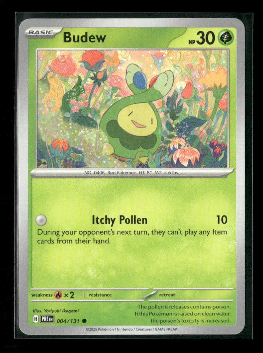 Budew Common Sv: Prismatic Evolutions 004/131 Nm 1