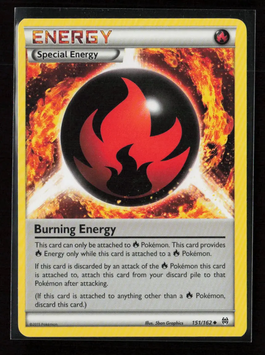 Burning Energy Uncommon Xy - Breakthrough 151/162 Mp 1
