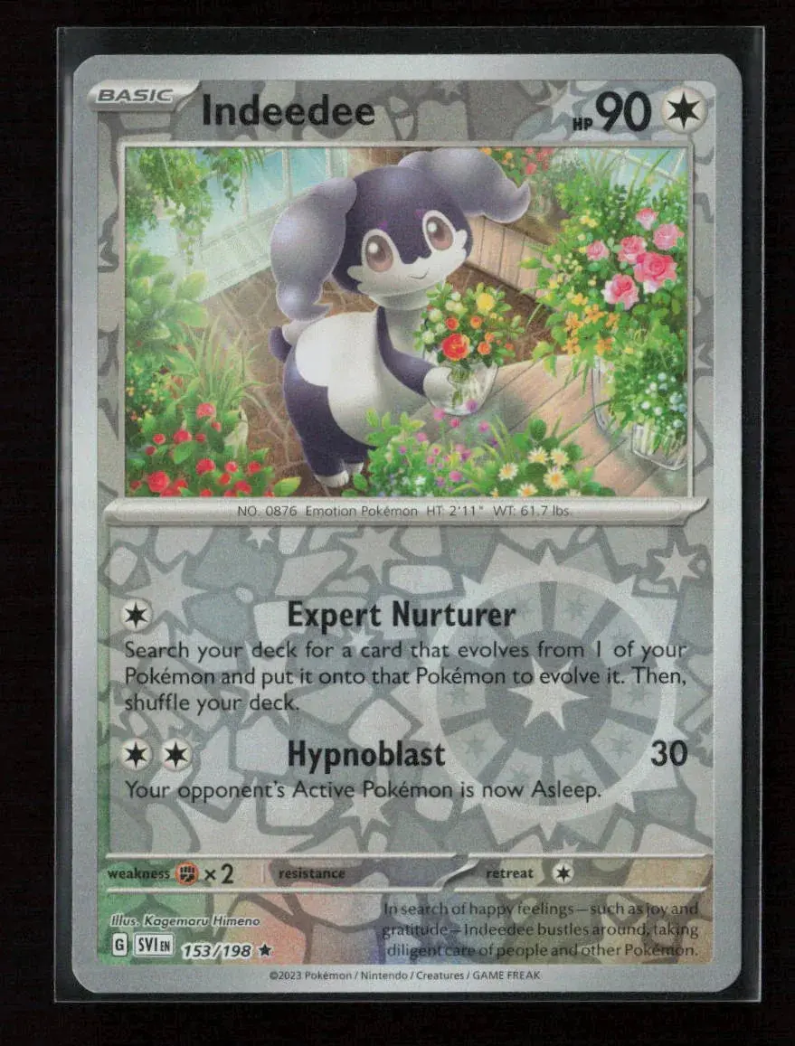 Indeedee Rare Sv01: Scarlet & Violet Base Set 153/198 Nm 1
