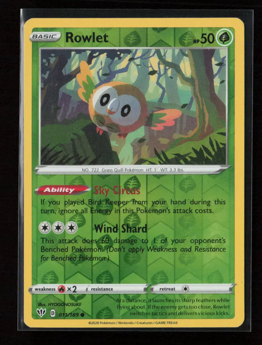 Rowlet Common Shining Fates 006/072 Nm 1