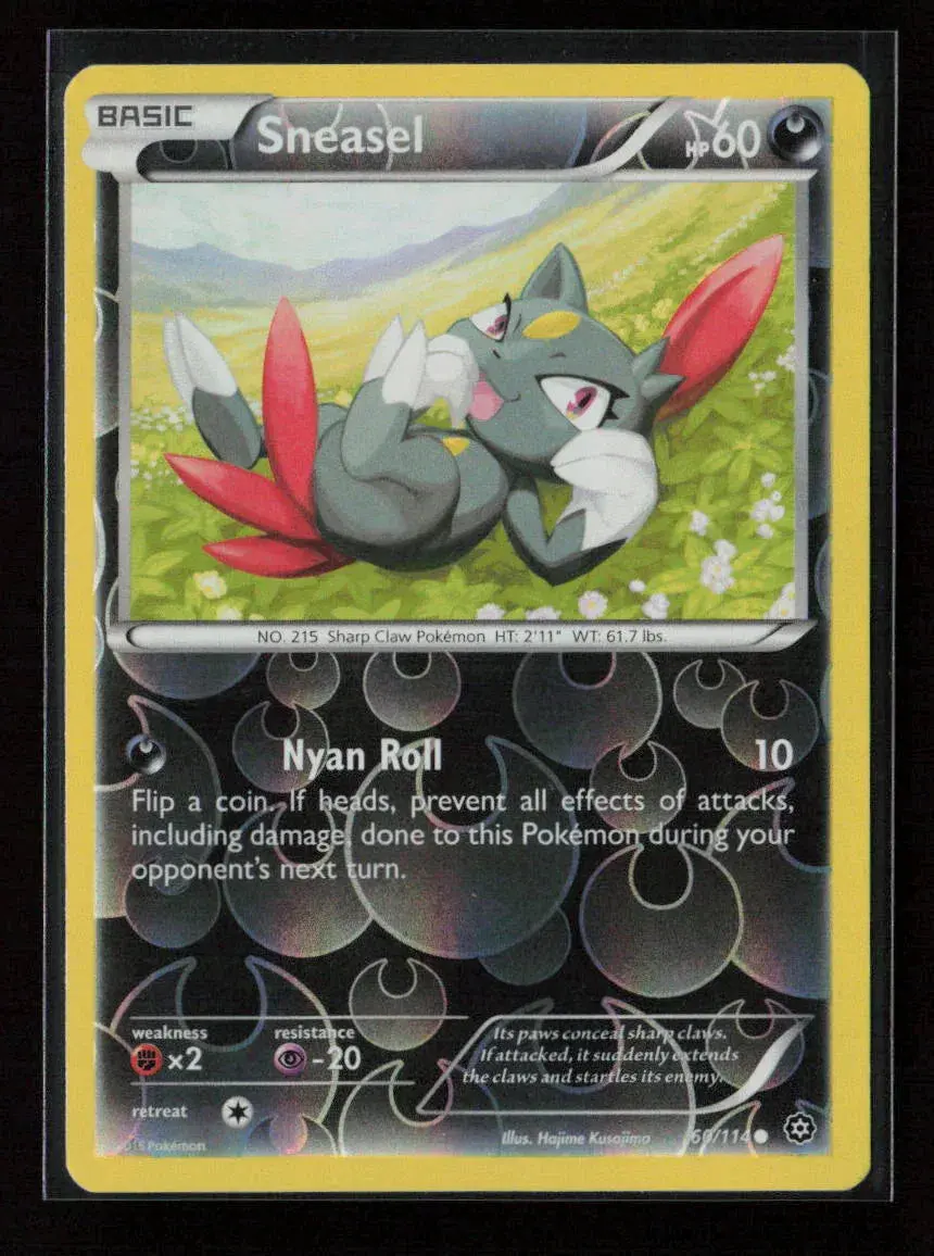 Sneasel Common Xy - Steam Siege 60/114 Lp 1