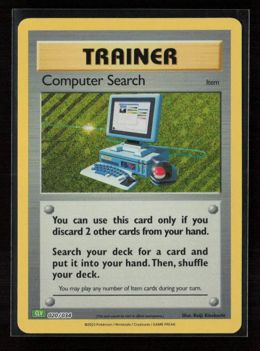 Computer Search (Clv) Classic Collection Trading Card Game Classic 020/034 Nm 1