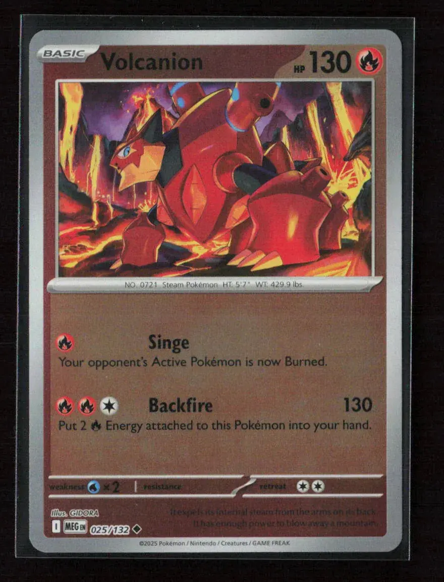 Volcanion Uncommon Me01: Mega Evolution 025/132 Nm 1
