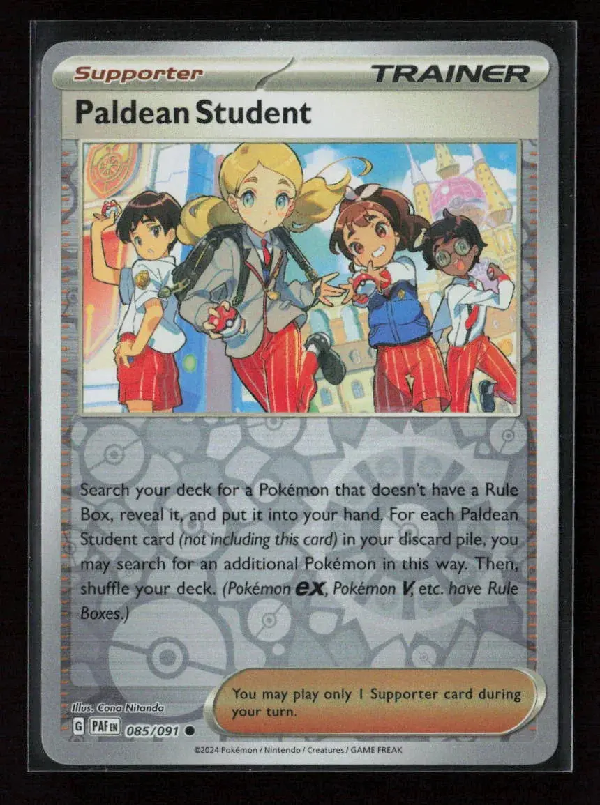 Paldean Student - Common Sv: Paldean Fates 085/091 Nm 1