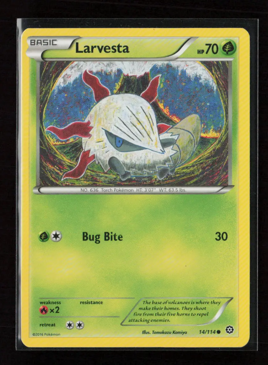 Larvesta Common Xy - Steam Siege 14/114 Lp 1