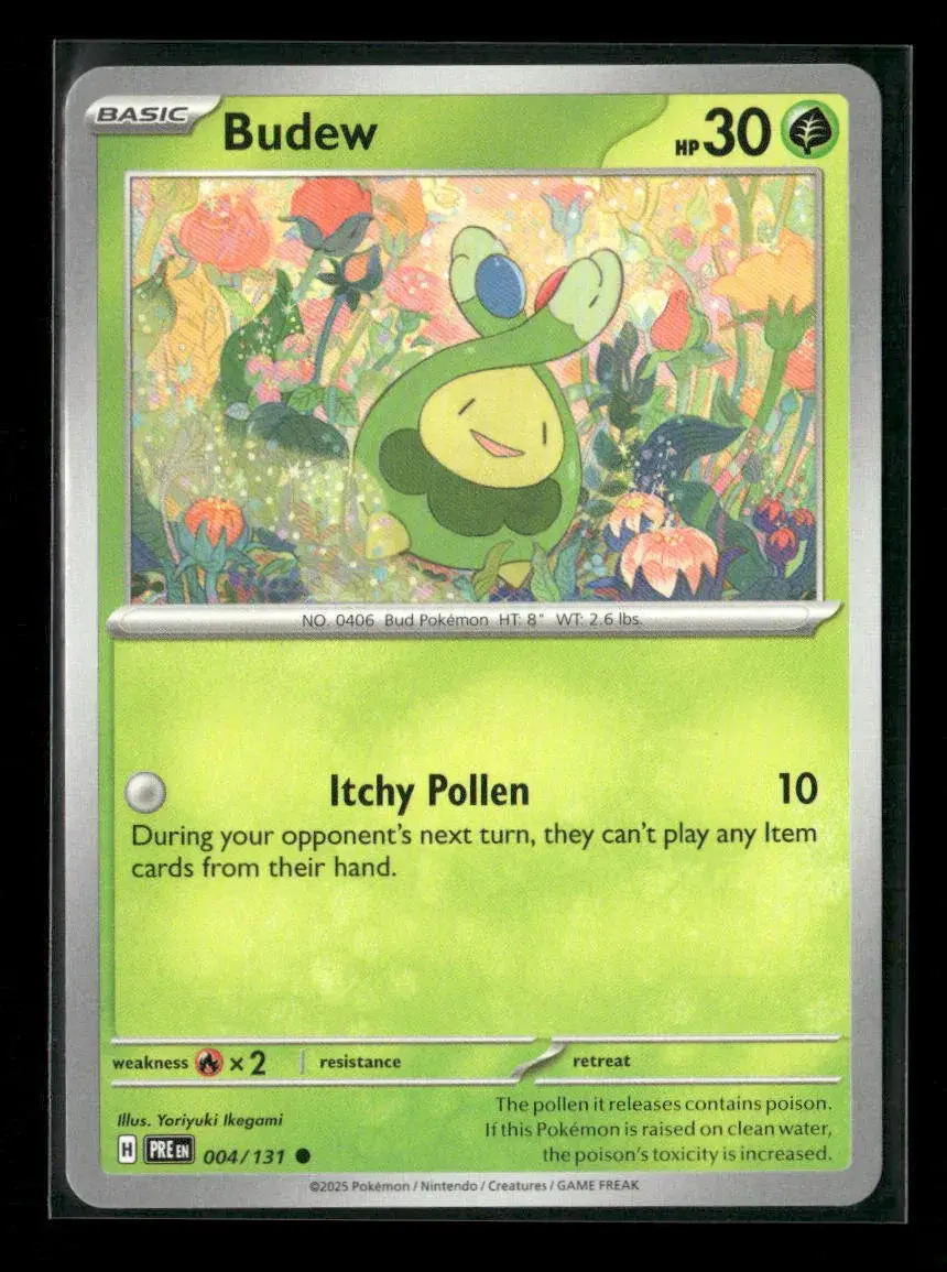 Budew Common Sv: Prismatic Evolutions 004/131 Nm 1